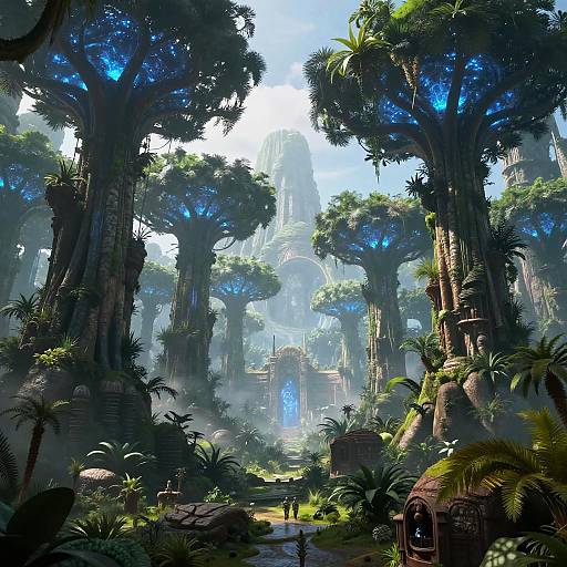 Star Wars Bioluminescent Alien Forests