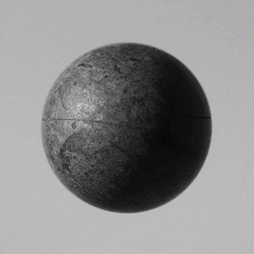 Monochrome Orb Close-Up Artwork