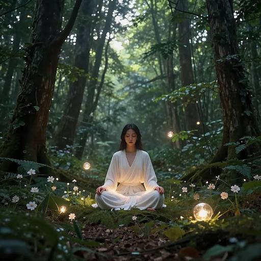 Mystical Forest of Focus and Serenity