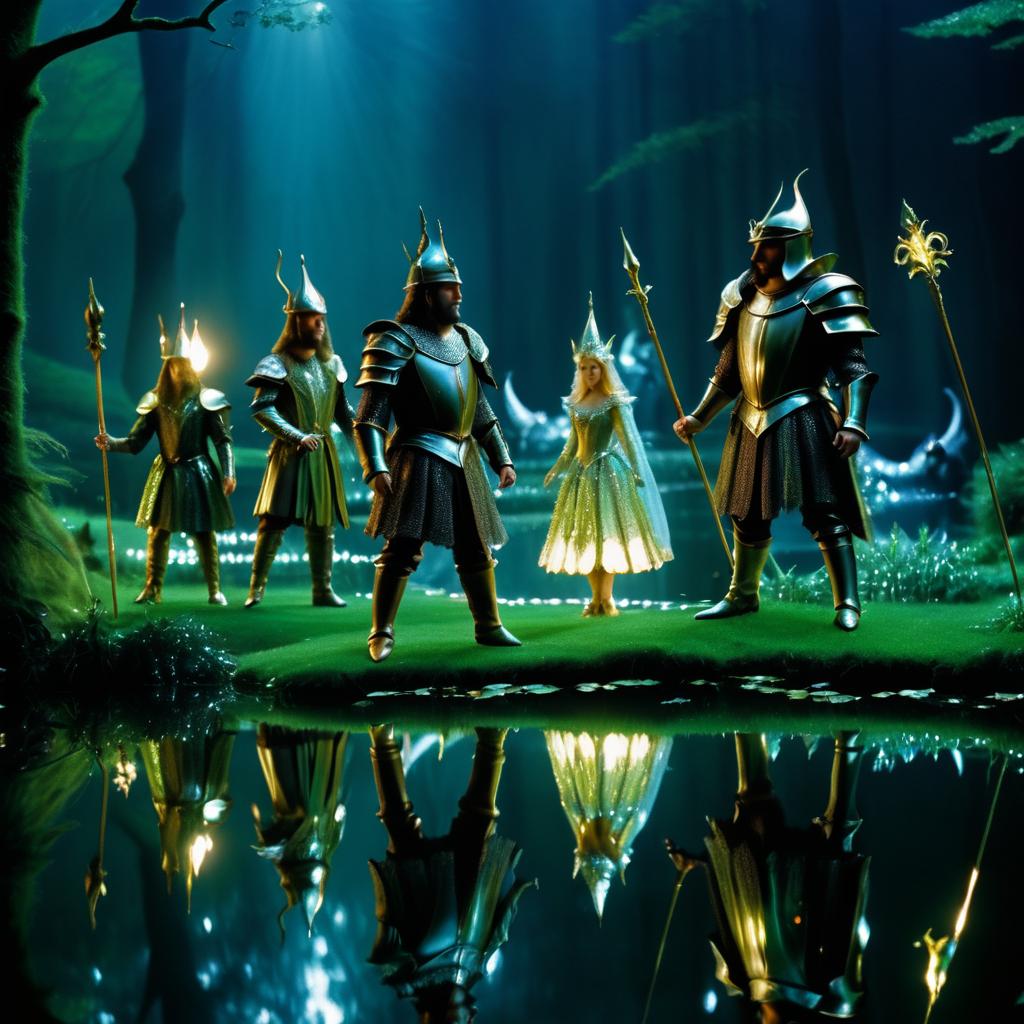 Epic Fantasy Gathering by Enchanted Pond