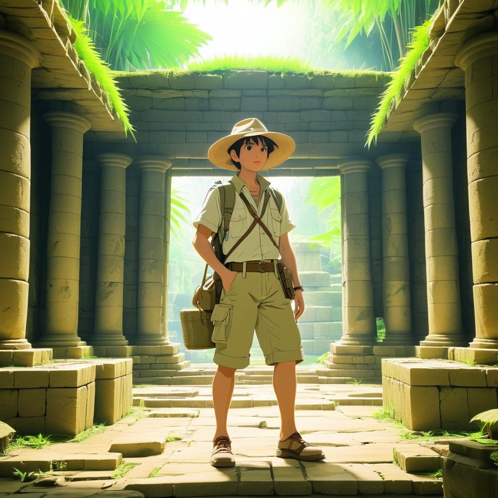 Cinematic Adventure: Archaeologist in Action