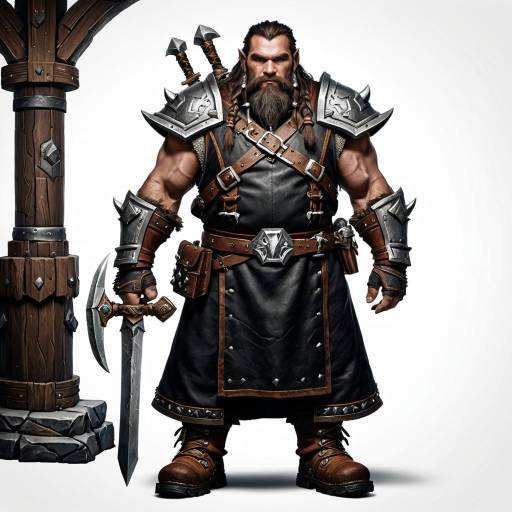 Warcraft Dwarf Blacksmith Character