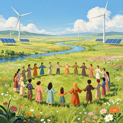 Peaceful Utopia with Cultural Unity