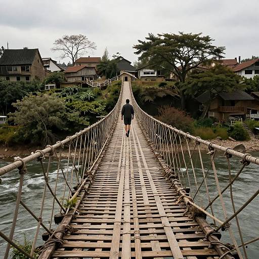 Sentient Memory Bridge Crossing