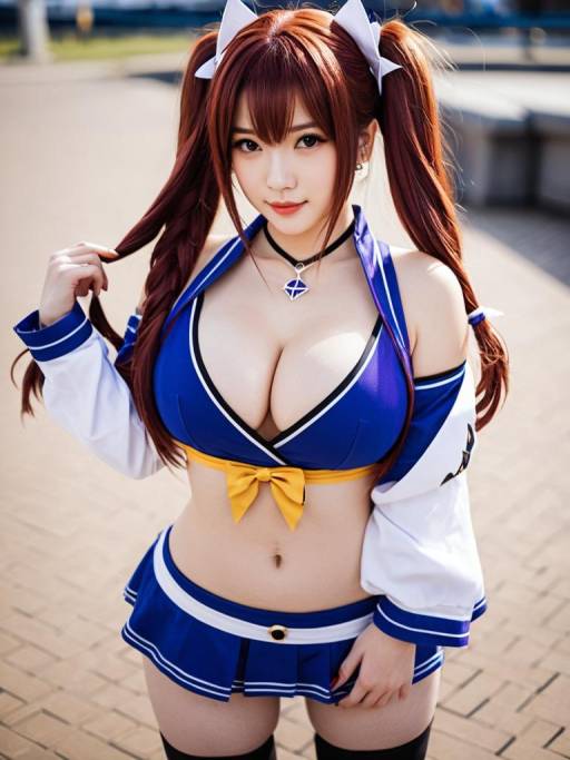 Lifestyle costume photo of Anchorage (azur lane). Cosplay clothes