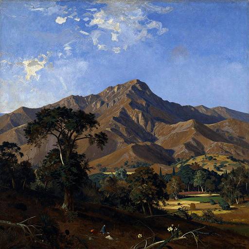 Realistic Landscape with Bold Colors