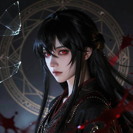 Dark Fantasy Portrait with Cinematic Lighting