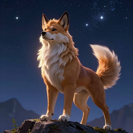 Heroic Arcanine on Starry Peak