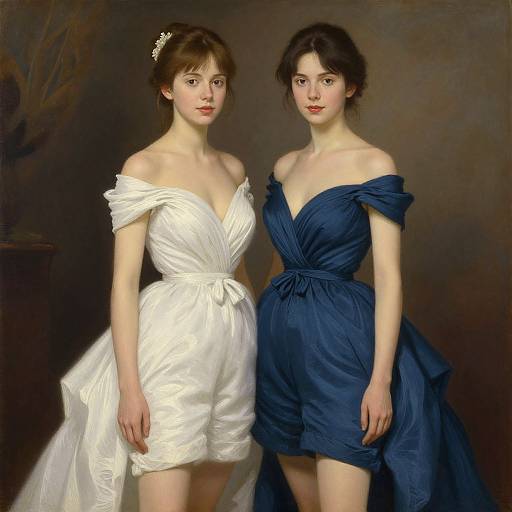 Glamour Portrait of Northern European Models