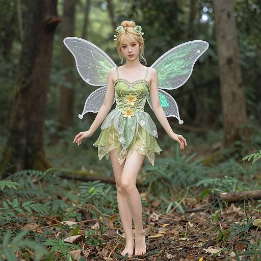 Adult Fairy Costume in Forest