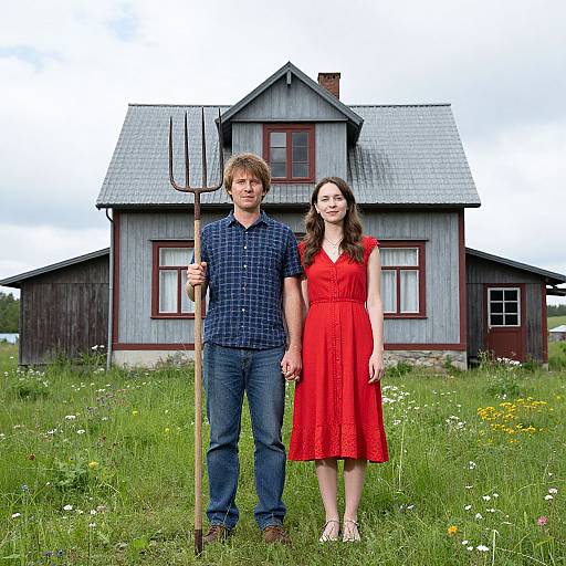 Man and Woman by Rustic House