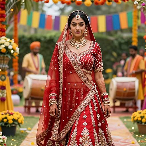 Cinematic Portrait of Modern Indian Bride