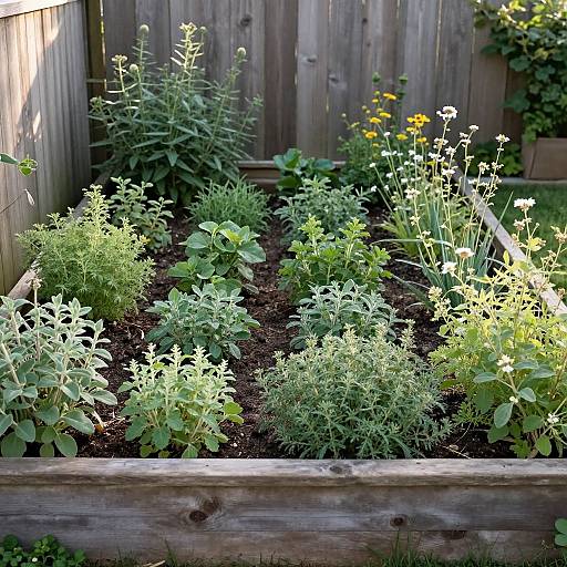 Minimalist Cottagecore Herb Garden