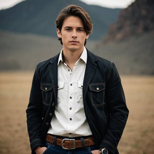 Smart Chic Male Fashion in Outdoor Setting