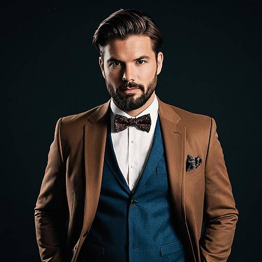 Stylish Aesthetic Man in Formal Outfit