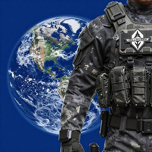 Ultra-Realistic Super Earth Helldiver