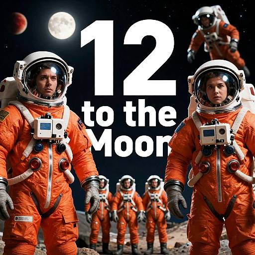 Vibrant Movie Poster for '12 to the Moon'