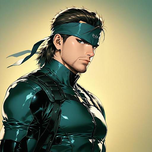 Retro Metal Gear Solid Illustration