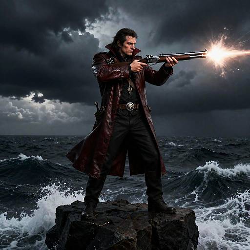 Sanctified Arquebus: Vampire Hunter on Sea-stack