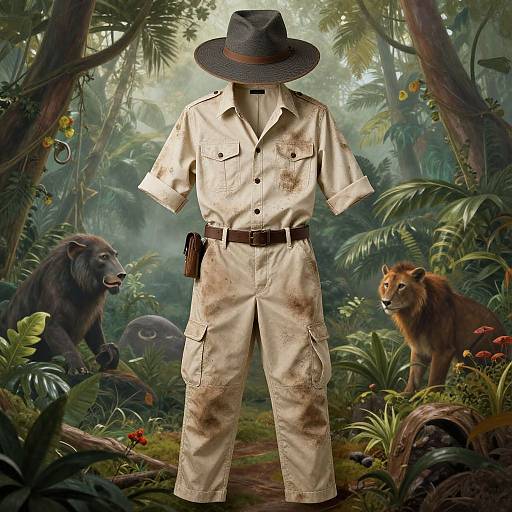 Vintage Jumanji Adventure Outfit