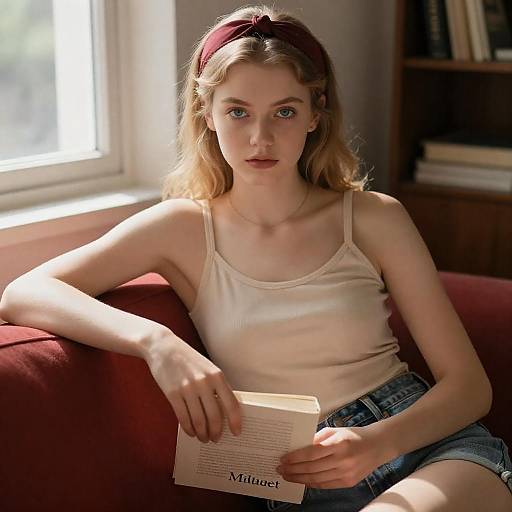 Casual Portrait of a Young Woman