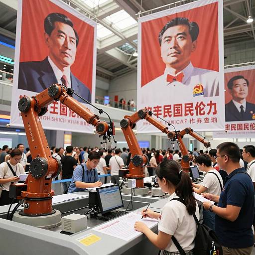 Futuristic Propaganda Generator Station