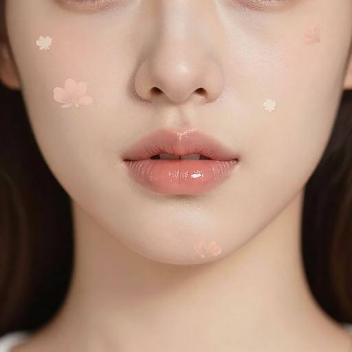 Gentle Femboy Lips Minimalist Glow