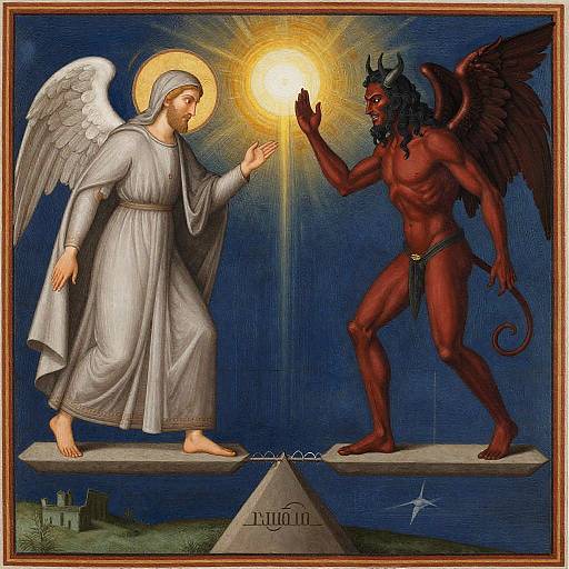 God and Devil: Cosmic Manuscript Balance