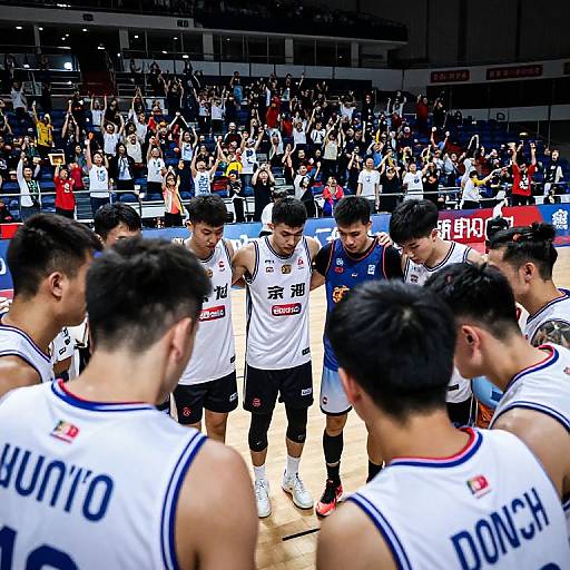 Dynamic Local Sports Team Huddle