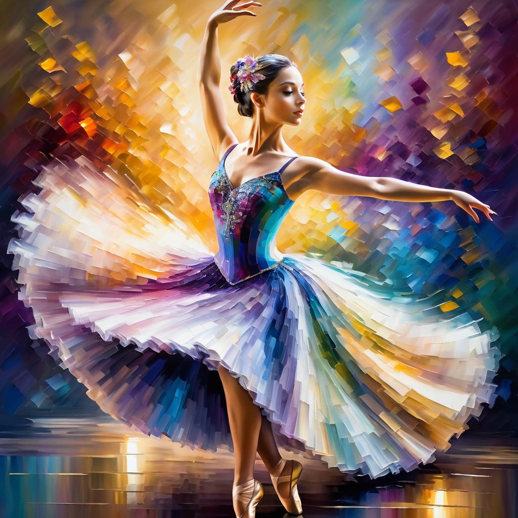 Impressionist Ballet Dancer in Elegance