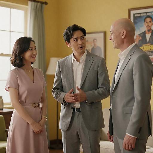 Stylish Group Photo in Movie Poster