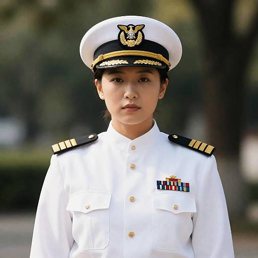 Portrait of a Naval Officer in Uniform
