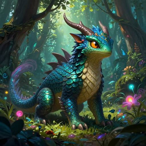 Trecko in Lush Fantasy Forest