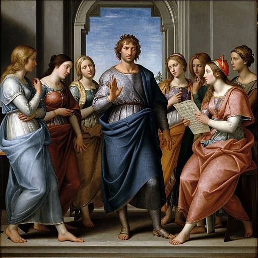Pythagoras Teaching Women Class