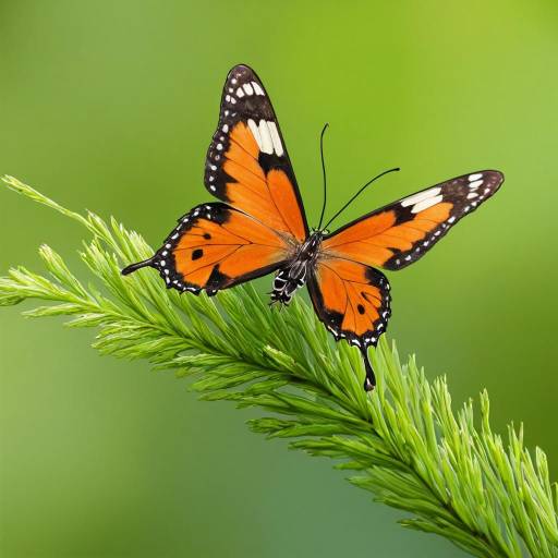 Curious Girl with Butterfly in Nature Curious Girl with Butterfly in Nature