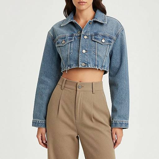 Fashion-Forward Woman in Trendy Outfit