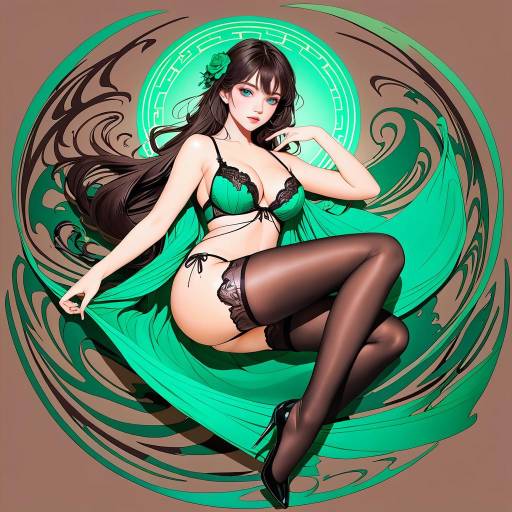 Sensual Statue: Woman in Lingerie Sensual Statue: Woman in Lingerie