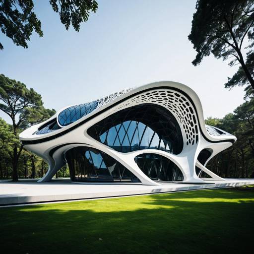 Futuristic Pavilion with Parametric Design