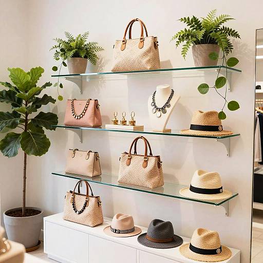 Chic Boutique Accessory Display