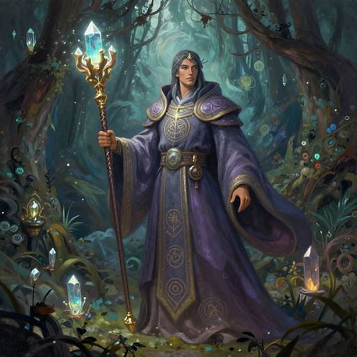 Ancient Mage Hero Character Design