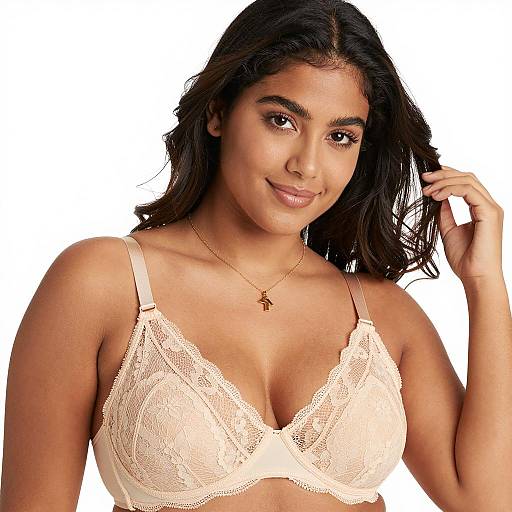 Elegant Close-Up of a Young Woman