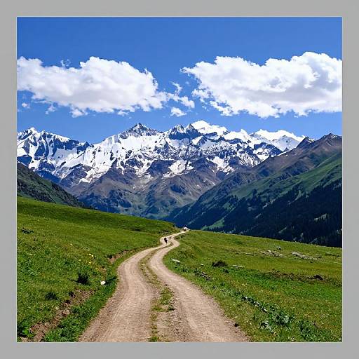 Vibrant Mountain Landscape Photograph