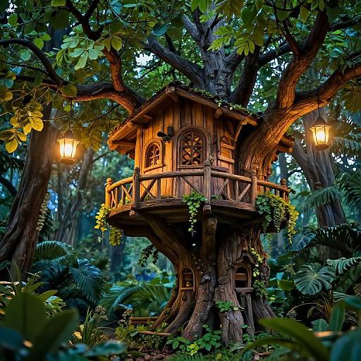 Magical Peter Pan Treehouse in Neverland