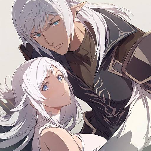 Illustration of Estinien varlineau, final fantasy in the style of Akira (coffee curry)