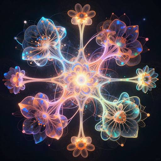 Neural Networks Blossom in Digital Art