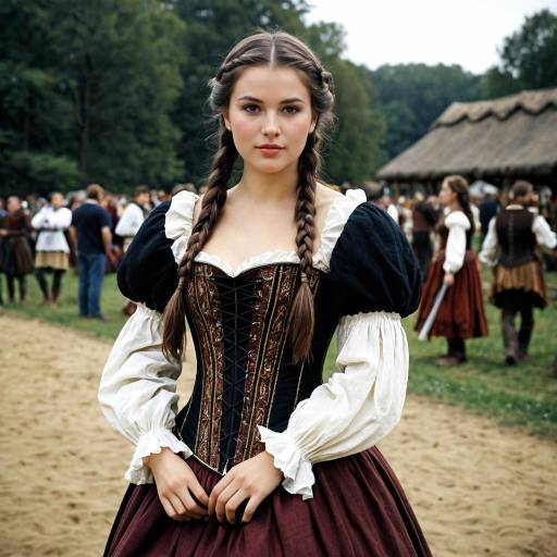 Elegant Renaissance Faire Attire for Women