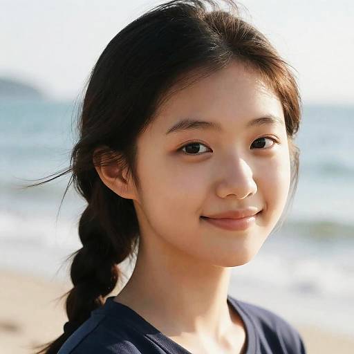 Hyper-Realistic 19-Year-Old Korean Portrait