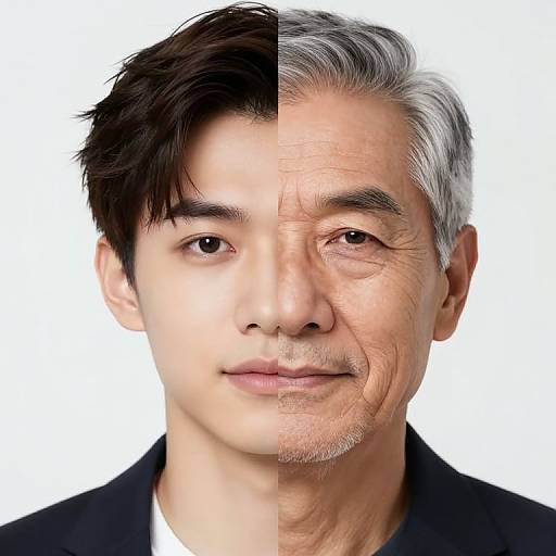AI-Powered Age Progression Portrait