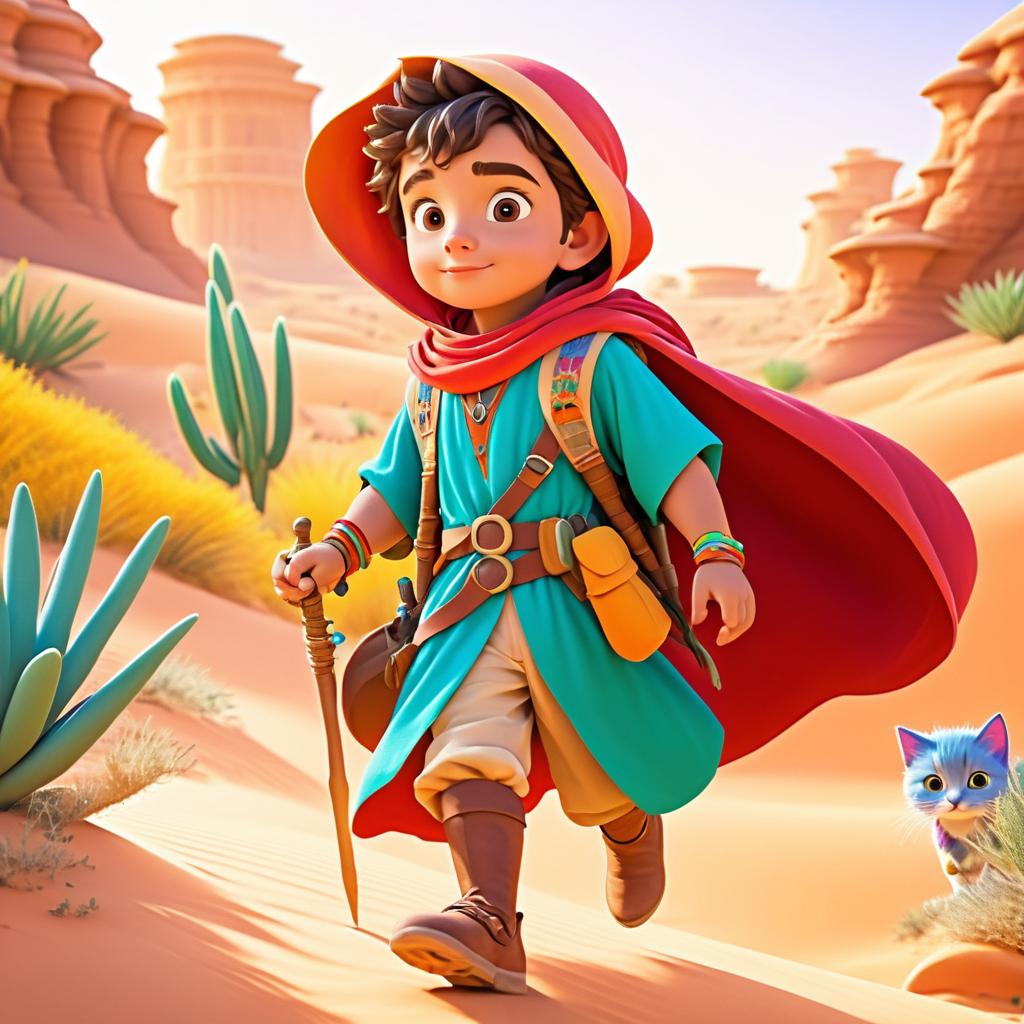 Brave Adventurer's Magical Desert Journey