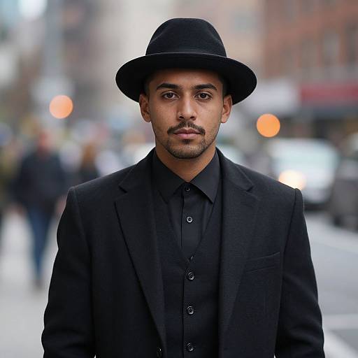 Harlem Nights Retro Male Portrait